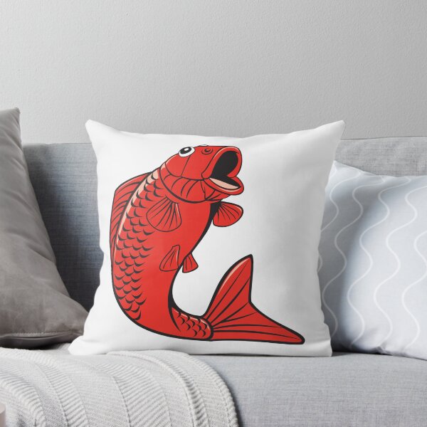 Item preview, Koi Nishikigoi Carp Fish Jumping Cartoon designed and sold by patrimonio.