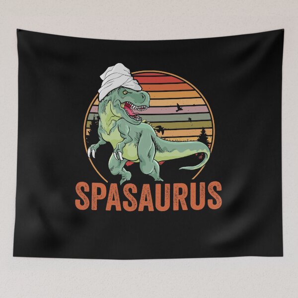 Item preview, Funny Spasaurus Rex A Dinosaur Lover Relaxing Spa Enthusiast designed and sold by Nessshirts.