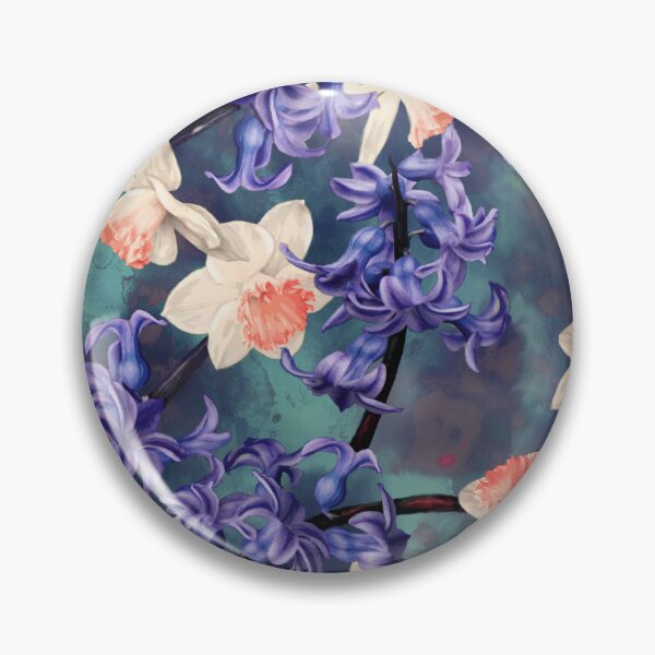 Item preview, Hyacinth Daffodil Seamless Patern Design designed and sold by Tina Veenstra.