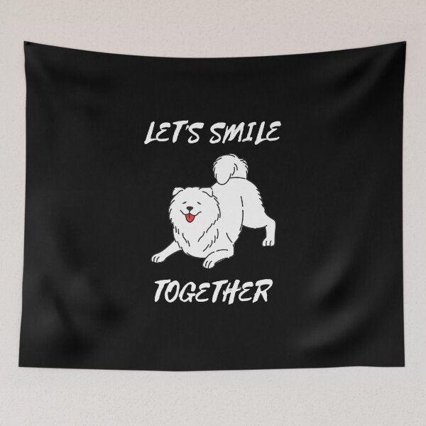 Item preview, Smile with samoyed! designed and sold by FullOfCare.