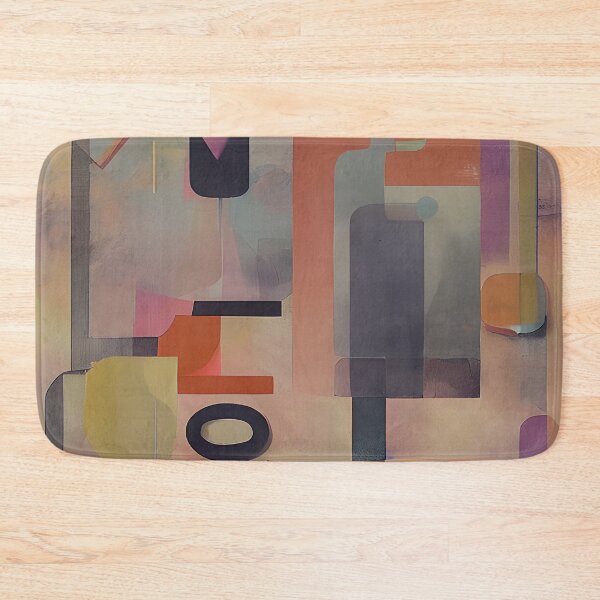 Item preview, Abstract shapes in muted tones designed and sold by ibelieveimages.