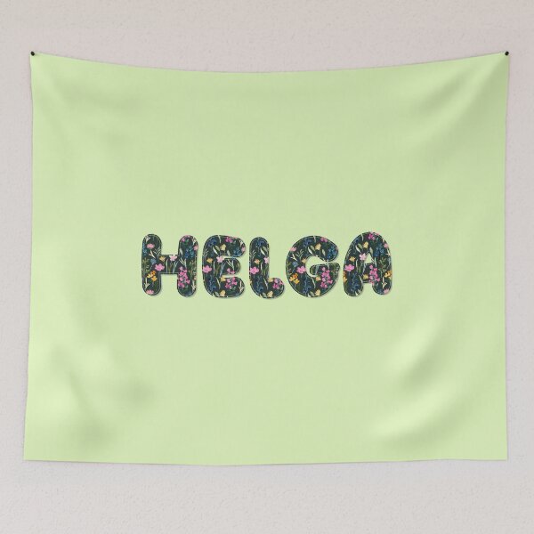 Item preview, Helga name, Helga go green! designed and sold by Danylo Mikhnievych.