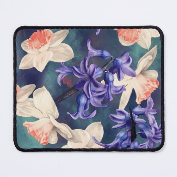 Item preview, Hyacinth Daffodil Seamless Patern Design designed and sold by Tina Veenstra.