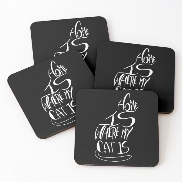 Item preview, Home is the place where the cat is (silhouette) designed and sold by RoxanedArt.