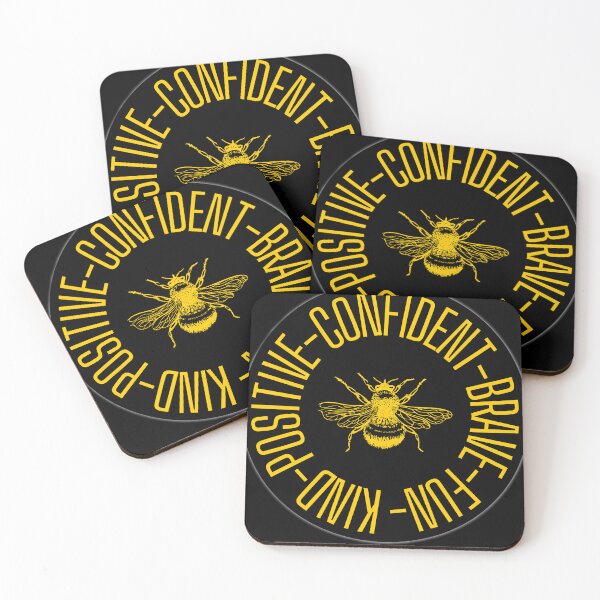 Item preview, Bee confident-brave-fun-kind-positive designed and sold by Hight-low-view.