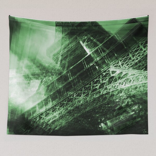 Item preview, Eiffel Tower (Green) designed and sold by jonloomes.