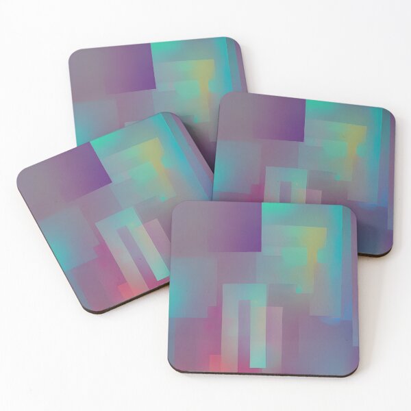 Item preview, Muted tones abstract rectangles designed and sold by ibelieveimages.