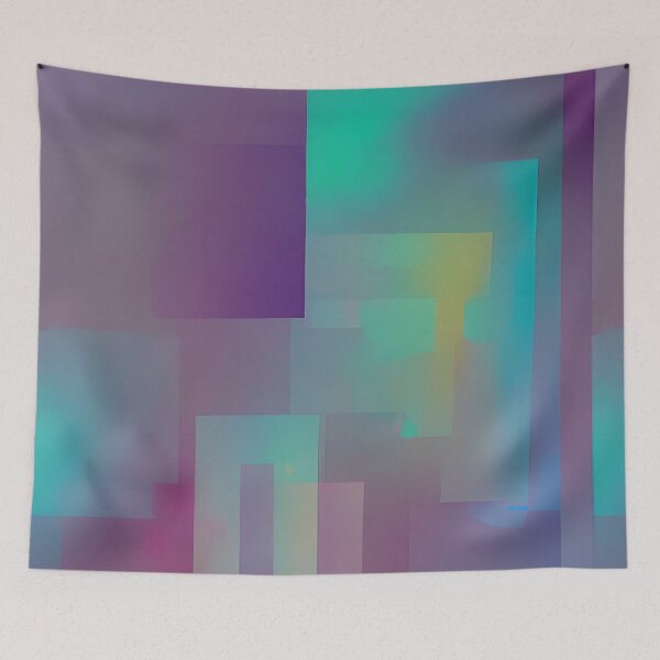Item preview, Muted tones abstract rectangles designed and sold by ibelieveimages.