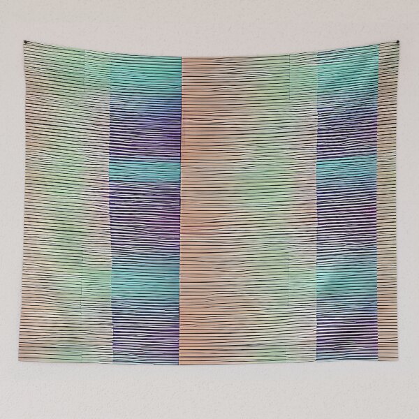 Item preview, Muted tones textured stripes designed and sold by ibelieveimages.