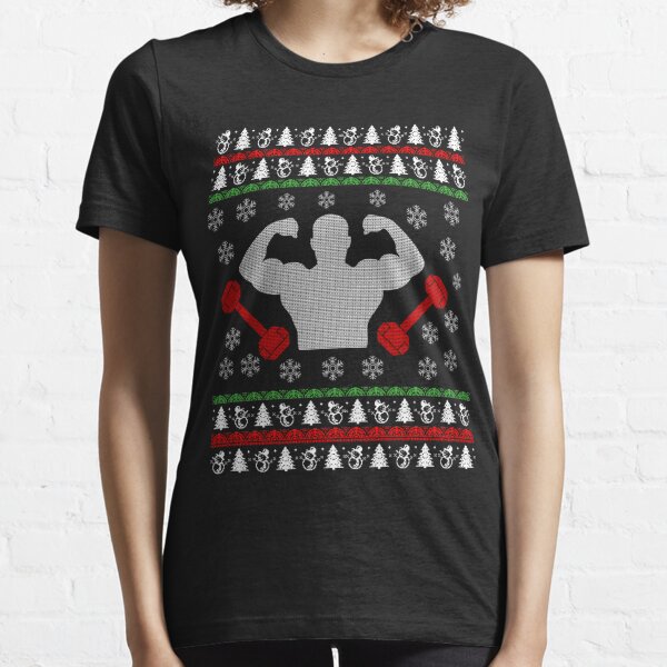 Fitness Christmas Sweater T-Shirts for Sale