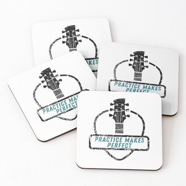 Item preview, Practice Makes Perfect Guitar Lover  guitar pick plectrum designed and sold by facePale.
