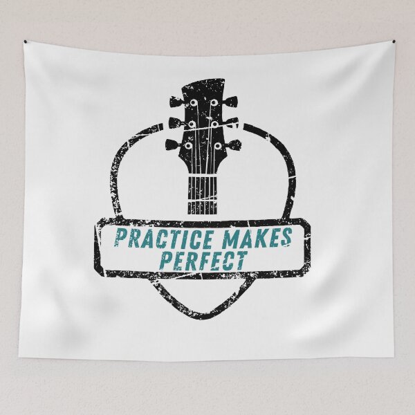 Item preview, Practice Makes Perfect Guitar Lover  guitar pick plectrum designed and sold by facePale.
