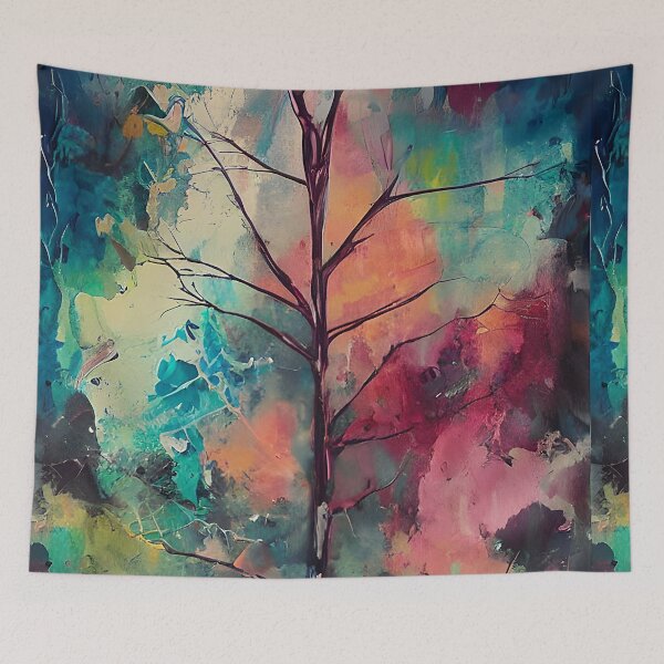 Item preview, Abstract fall tree muted tones designed and sold by ibelieveimages.