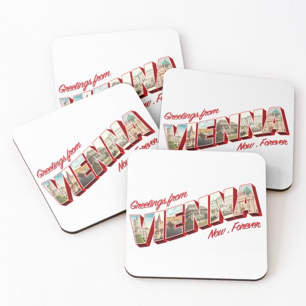 Item preview, Greetings from Vienna retro vintage design designed and sold by DeveloperProp0.