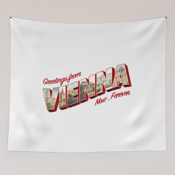 Item preview, Greetings from Vienna retro vintage design designed and sold by DeveloperProp0.