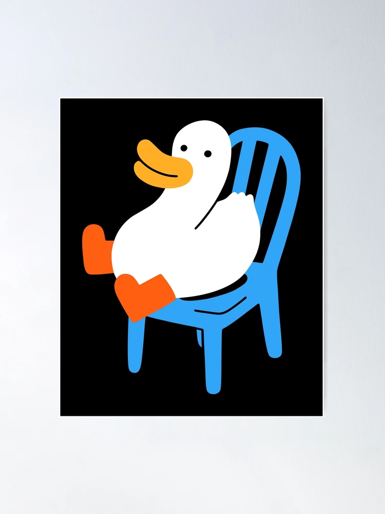 Duck Sitting in a Chair