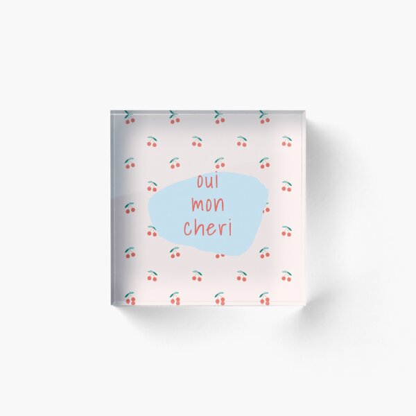 Item preview, Oui mon cheri designed and sold by kawaiistudio.