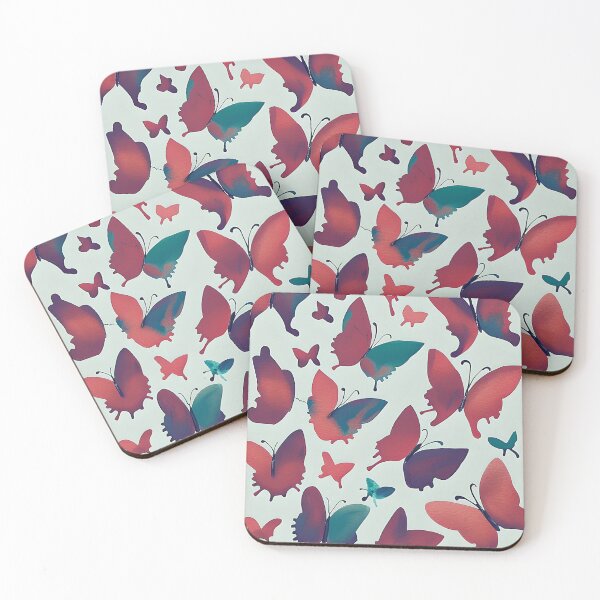 Item preview, Muted tones abstract butterflies designed and sold by ibelieveimages.