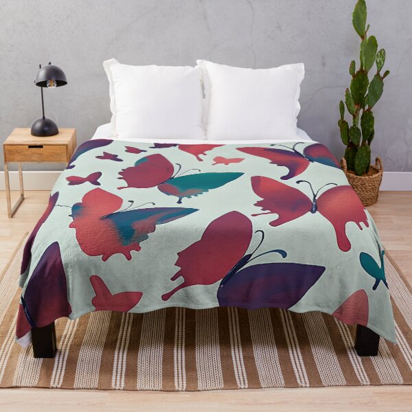Item preview, Muted tones abstract butterflies designed and sold by ibelieveimages.