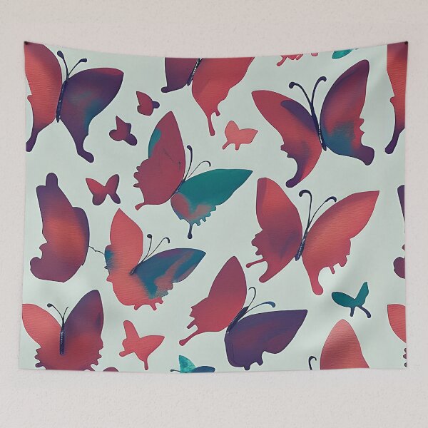 Item preview, Muted tones abstract butterflies designed and sold by ibelieveimages.