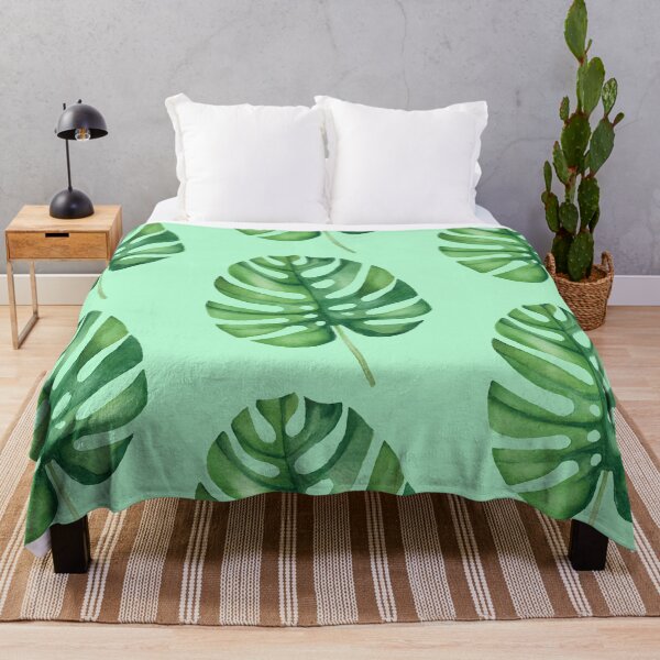 Item preview, Watercolor on big monstera leaf designed and sold by empiricstar.