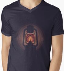 oil lamp Men's V-Neck T-Shirt