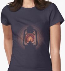 oil lamp Women's Fitted T-Shirt