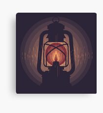 oil lamp Canvas Print