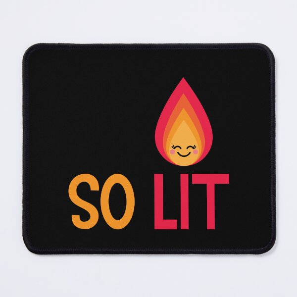 Item preview, So Lit - Cute Flame designed and sold by VicEllisArt.