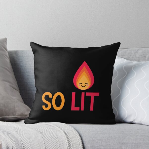 Item preview, So Lit - Cute Flame designed and sold by VicEllisArt.