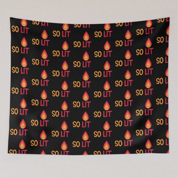 Item preview, So Lit - Cute Flame designed and sold by VicEllisArt.