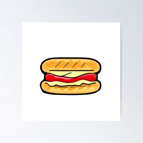 Item preview, A Cartoon Hot Dog Bun Cookbook - Hot Diggity Dog Bun designed and sold by WBP Mart.