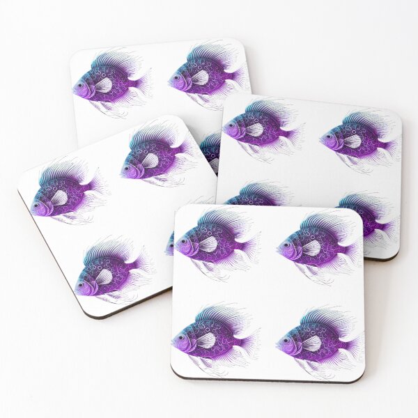 Item preview, Beautiful Purple Fish Set : Dream Fish Pack designed and sold by Ameripensia.