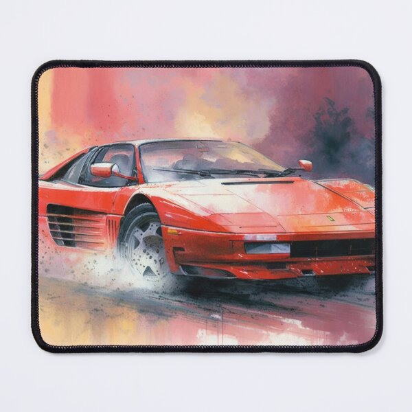Item preview, Testarossa 1990 Watercolor designed and sold by blackdogshop.