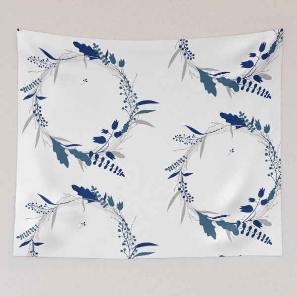 Item preview, Blue Wreath designed and sold by LaFranceDesigns.