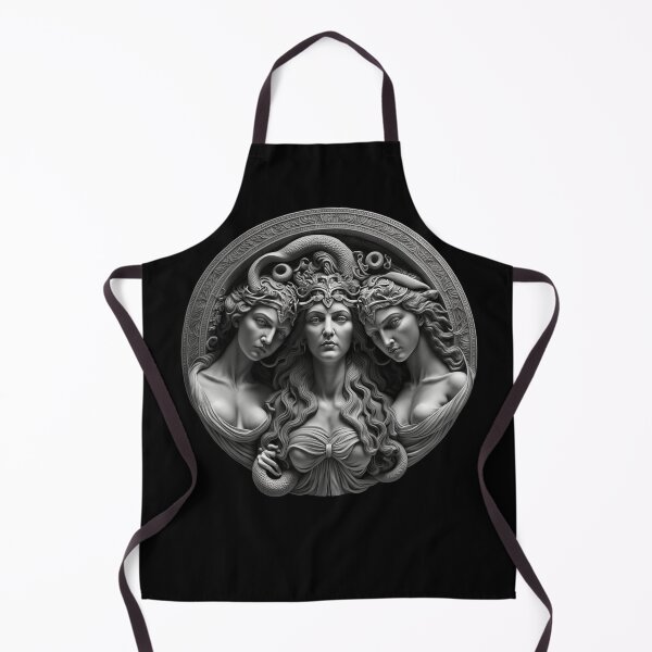 Item preview, Strong and Beautiful Triple Goddess Mother Maiden Crone Hecate Fantasy Synthographic Sculpture designed and sold by Vicki Noble Art.