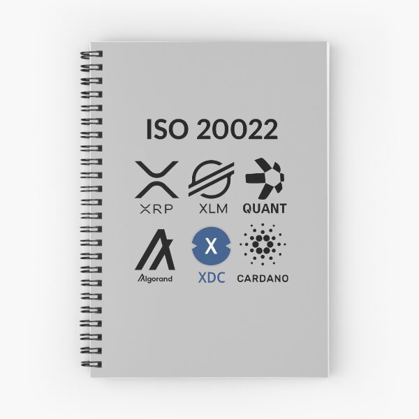 Item preview, ISO 20022 Quant XRP XLM XDC ADA ALGO designed and sold by PopFoxT-shirts.