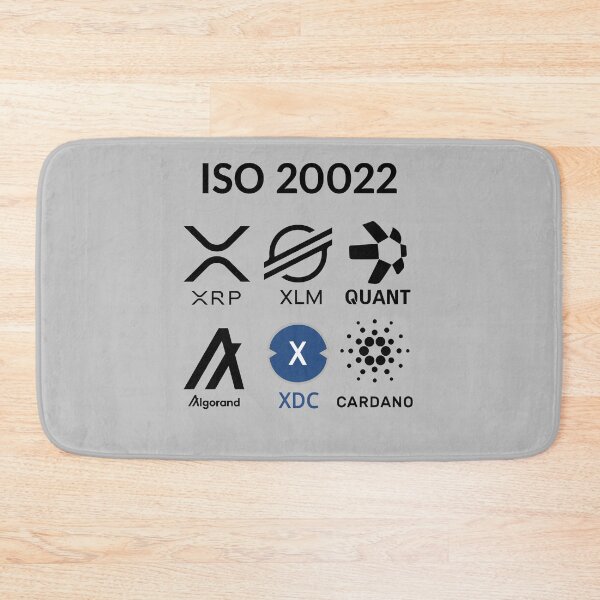 Item preview, ISO 20022 Quant XRP XLM XDC ADA ALGO designed and sold by PopFoxT-shirts.