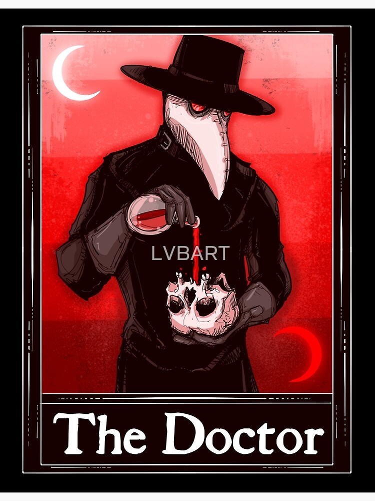"The Doctor Tarot" Postcard for Sale by LVBART Redbubble