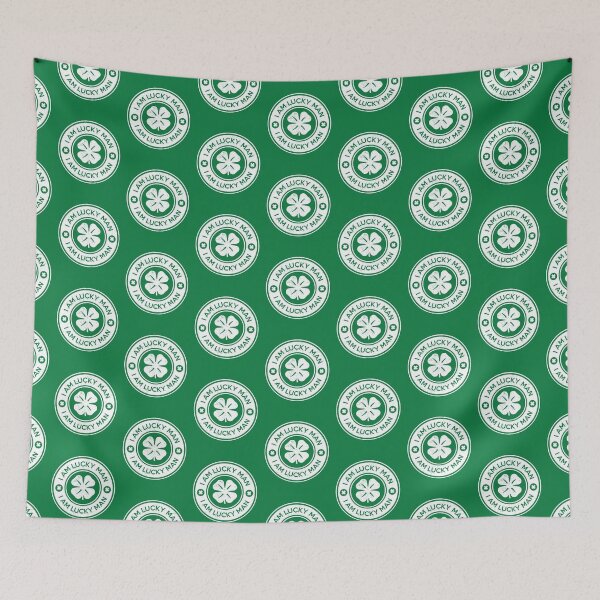 Item preview, I Am Lucky Man Vintage Stamp designed and sold by bolkibox.