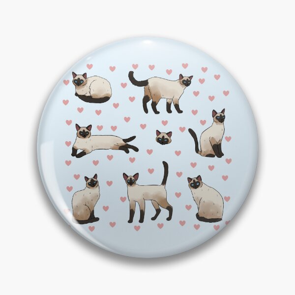 Item preview, Siamese cat cute illustration pack  designed and sold by Yarafantasyart.