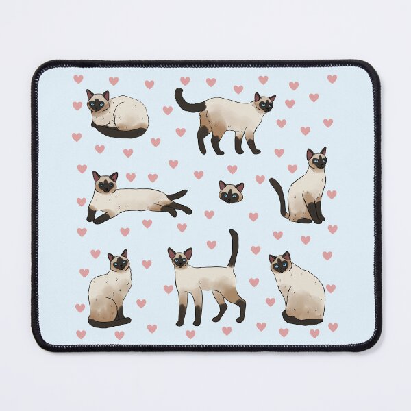 Item preview, Siamese cat cute illustration pack designed and sold by Yarafantasyart.