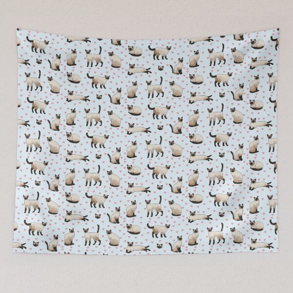 Item preview, Siamese cat cute illustration pack  designed and sold by Yarafantasyart.