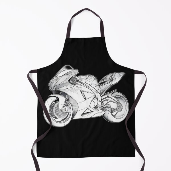 Item preview, Black and White Futuristic Cyberpunk Superbike  designed and sold by beluxe.