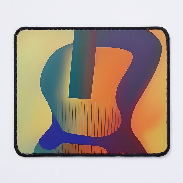 Item preview, Retro abstract guitar designed and sold by ibelieveimages.
