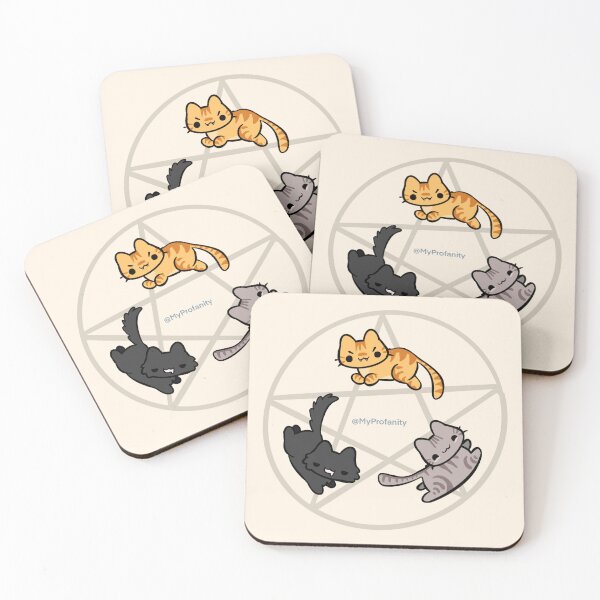 Item preview, Witchcraft kittens designed and sold by MyProfanity.