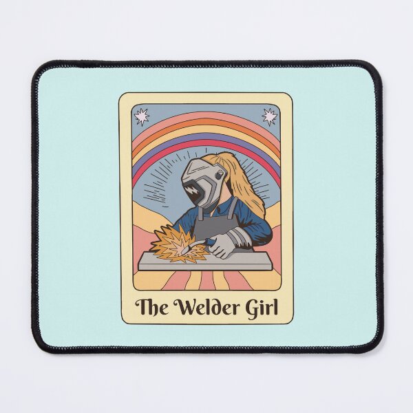 Item preview, Vintage Welder Girl Tarot Art designed and sold by MrEddie10.