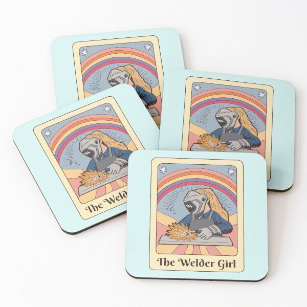 Item preview, Vintage Welder Girl Tarot Art designed and sold by MrEddie10.