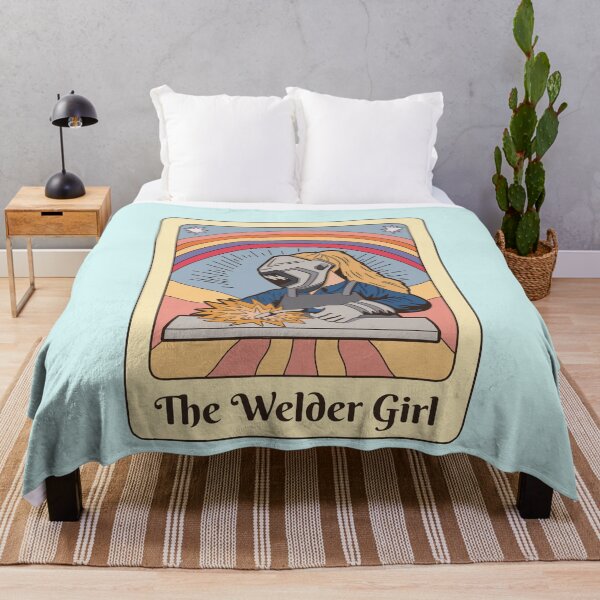 Item preview, Vintage Welder Girl Tarot Art designed and sold by MrEddie10.