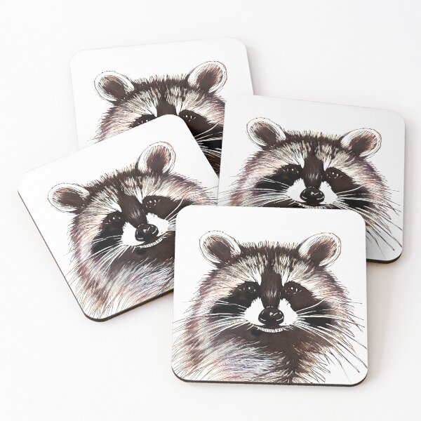 Item preview, CUTE RACOON STARING AT YOU  designed and sold by rawat401.
